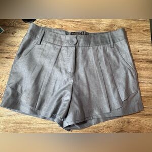 Heartloom Gray High Waist Dress Shorts
